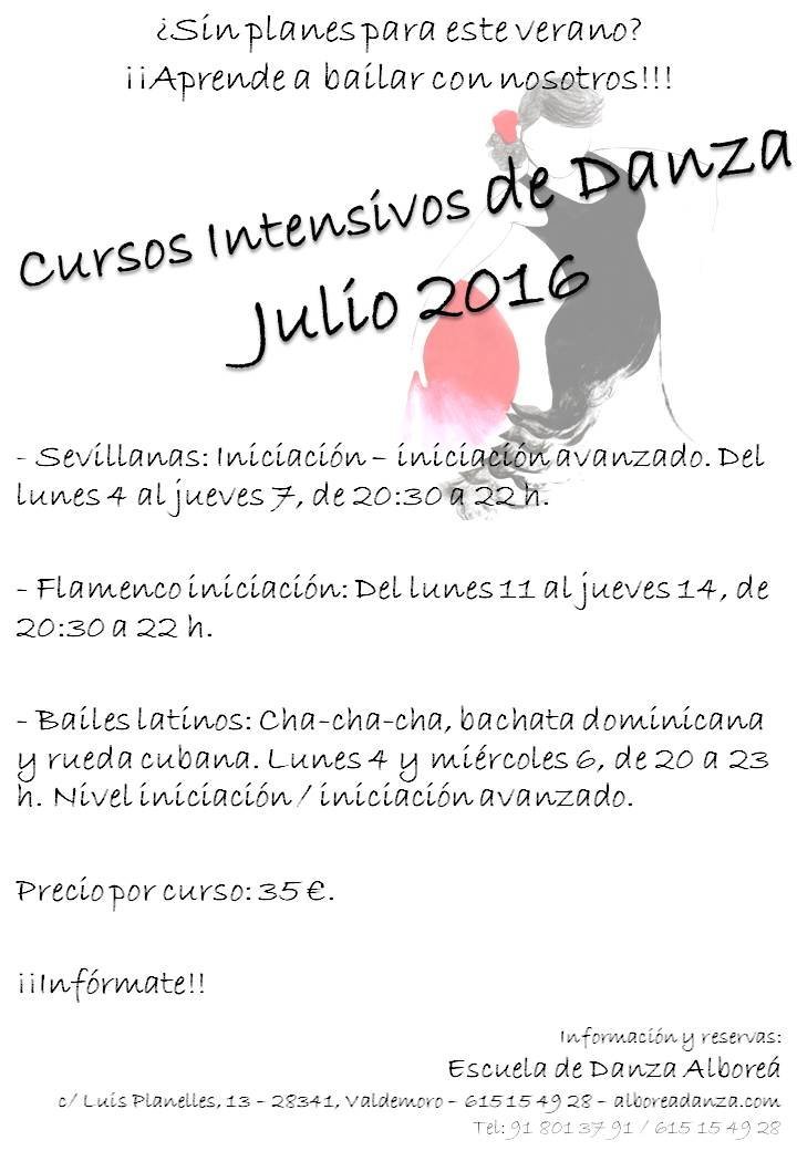 Cursos Intensivos Julio 2016
