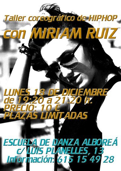Taller20Hiphop20Valdemoro20Miriam20Ruiz Red | FRANCISCO CARLOS SANCHO NADAL