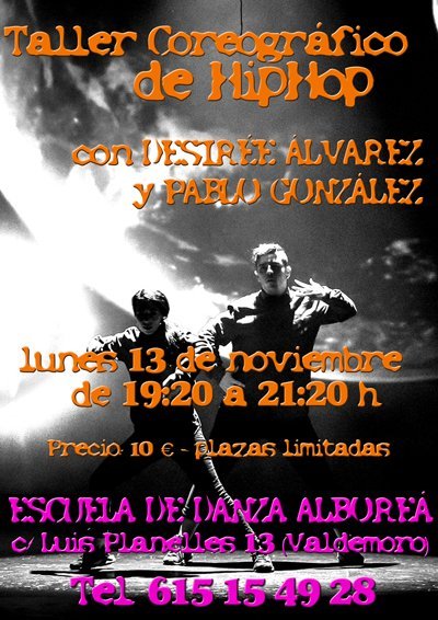 Taller20Hiphop20Valdemoro Red | FRANCISCO CARLOS SANCHO NADAL